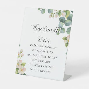 Botanical In Loving Memory Sign