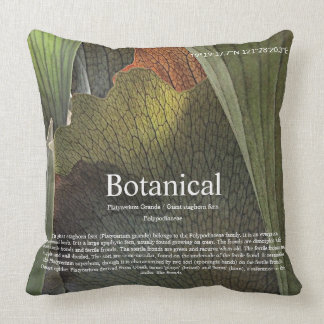 Botanical interior. cushion