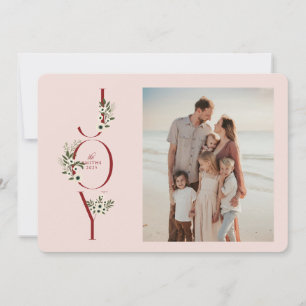 Botanical JOY Christmas Card