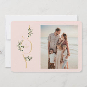 Botanical JOY Christmas Card