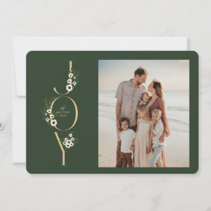 Botanical JOY Christmas Card