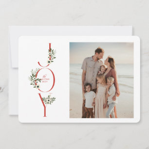 Botanical JOY Christmas Card