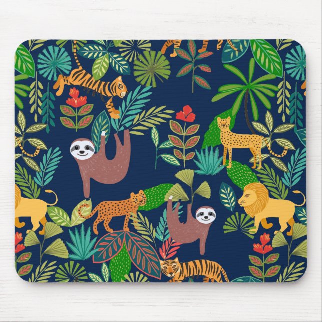 Botanical Jungle   Mouse Pad (Front)