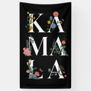 Botanical Kamala Harris Voting 2024 Floral Voter Banner