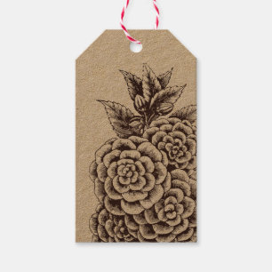 Botanical Kraft Gift Tag