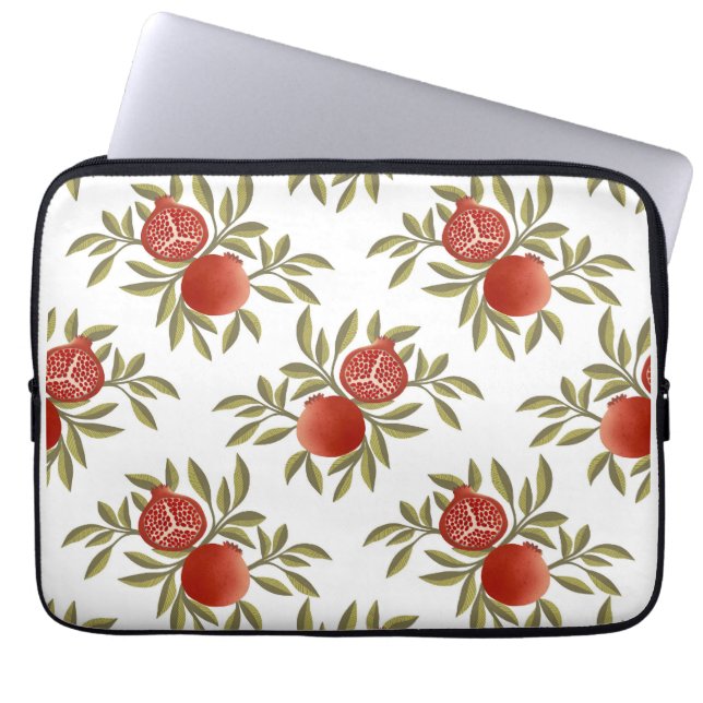 Botanical Laptop Sleeve | Floral Laptop Case | (Front)