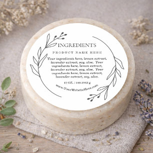 Botanical Laurel Wreath Ingredients Product Label