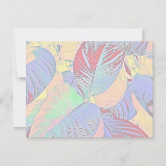 Botanical Leaves Post Card (Customisable)