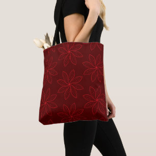 Botanical Leaves Print Tote Bag