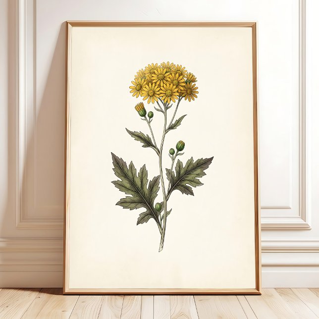 Botanical Ligularia Cottagecore Wall Art (Creator Uploaded)
