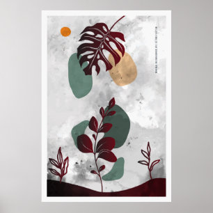 Botanical Line Art Poster