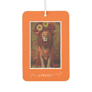 Botanical Lion Car Air Freshener