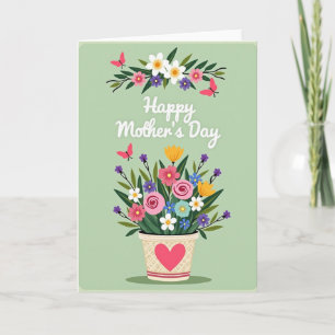 Botanical Love Mother Card