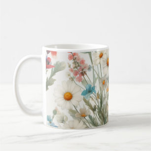 Botanical Medley Of Flowers Coffee Mug