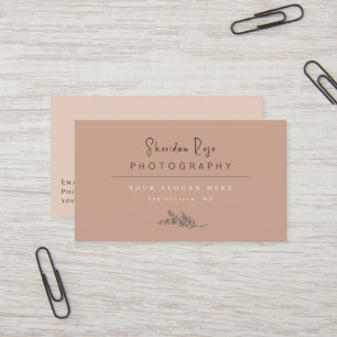 Botanical Minimalist Business Card