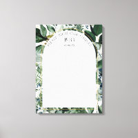 Botanical modern guestbook signature alternative