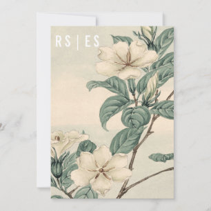 Botanical Modern Wedding Invitation