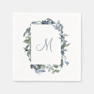 Botanical Monogram Napkin