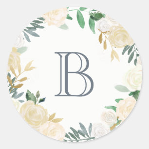 Botanical Monogram Sticker