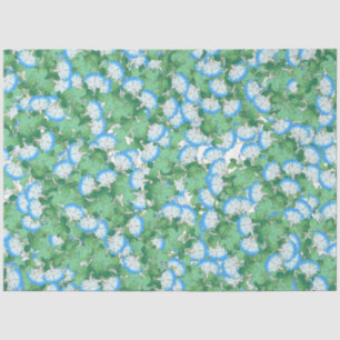 Botanical Morning Glory Flower Floral Tissue Paper