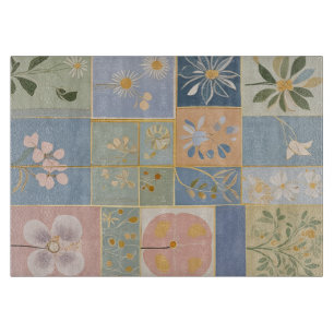 Botanical Mosaic in Bloom Cutting Board