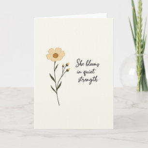 Botanical Mothers Day Bloom Card