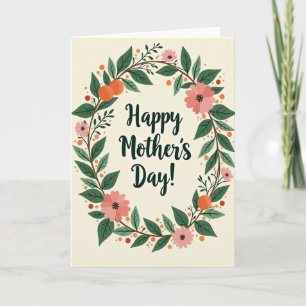 Botanical Mothers Day Card