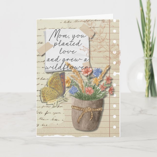 Botanical Mother's Day Card (Front)