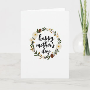 Botanical Mothers Day Keepsake Card