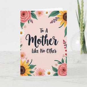 Botanical Mothers Love Message Card