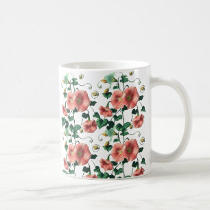 botanical mug, floral ceramic mug, coffee cup, mug