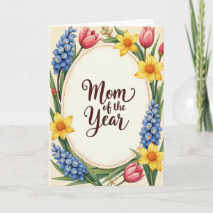 Botanical Mum Celebration Card
