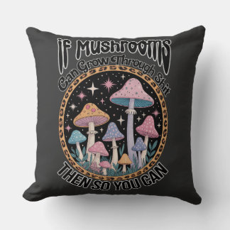 Botanical Mushroom Cushion
