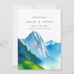 Botanical Online Mountain Save The Date
