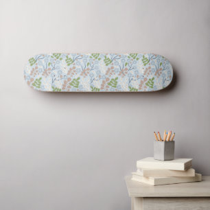 Botanical organic shapes skateboard