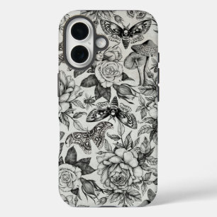 Botanical pattern iPhone 16 case
