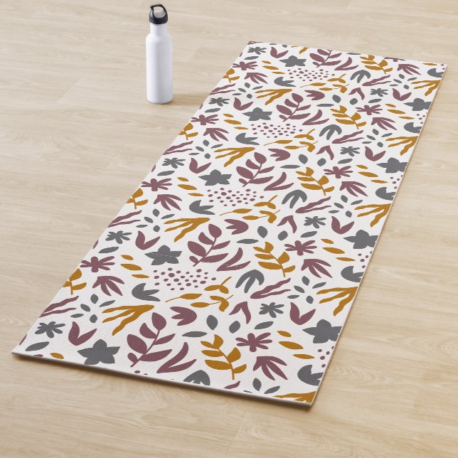Botanical Pattern Customise Yoga Mat (In Situ)