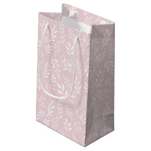 Botanical Pattern Light Pink - Gift Bag