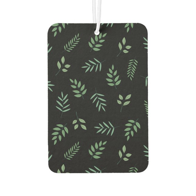 Botanical Patterned Rectangle Air Freshener (Back)