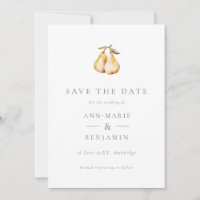 Botanical Pears Wedding