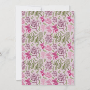 Botanical Peony Eucalyptus Girl Baby Shower Invitation