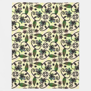 botanical petals blanket