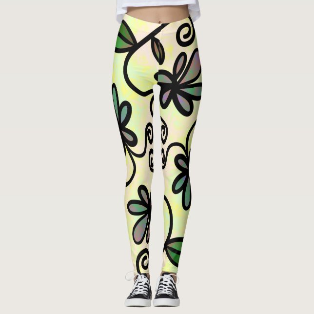botanical petals leggings (Front)