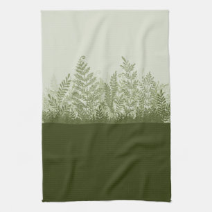 Botanical Plant Illustration Kitchen Towel
