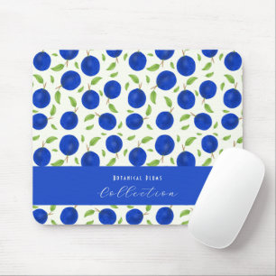 Botanical Plums Collection Ivory Mouse Pad
