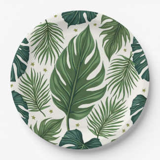Botanical point party plate