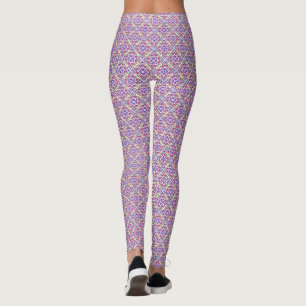 Botanical Pop - Berry Leggings