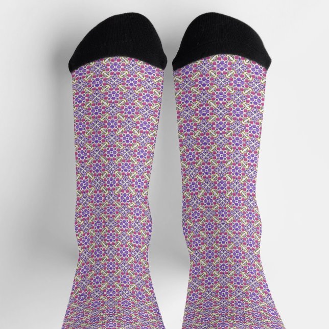 Botanical Pop - Berry Socks (Top)
