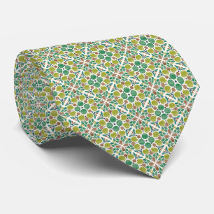 Botanical Pop-Citrus Tie