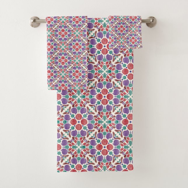 Botanical Pop - Harvest Bath Towel Set (Insitu)